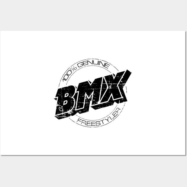 100% Genuine BMX Freestyler aged Wall Art by Frazza001